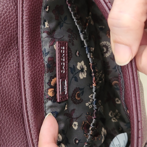 Burgundy Lug Mini Cadence Bag - Picture 3 of 3